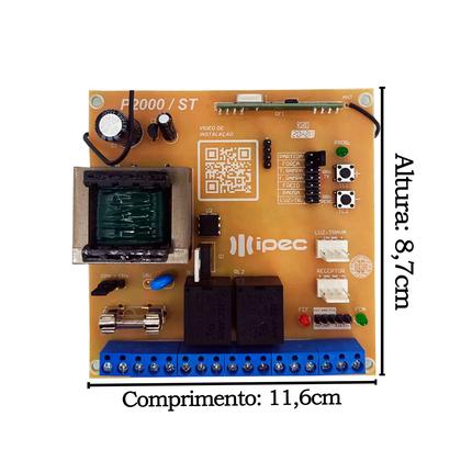 Imagem de Central Placa Motor Peccinin Capacitor de Partida 25uf Placa Luz de Garagem Tomada 3 Pinos 10a Rabicho 3 metros