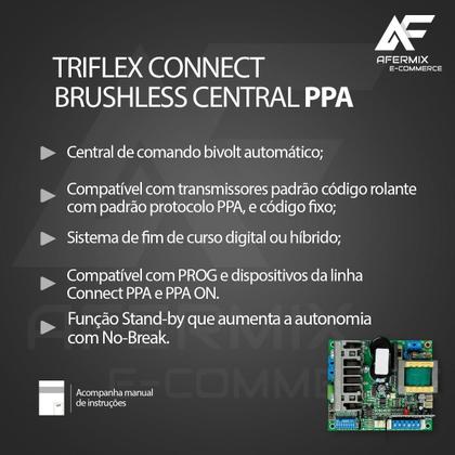 Imagem de Central Triflex Connect Brushless Autom C/ 2 Controles Ppa