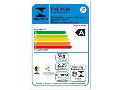 Imagem de Centrifuga de Roupa CT1501BR Giromax 15kg Suggar