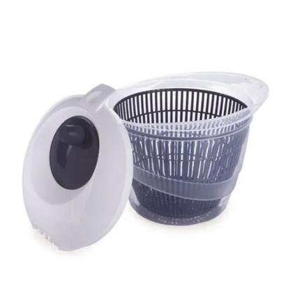 Imagem de Centrifuga de Saladas Com Tampa Giratória Secador de Salada Plásutil