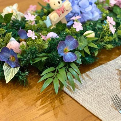 Imagem de Centro De Mesa De Páscoa Jantar Arranjo Decoração Coelho