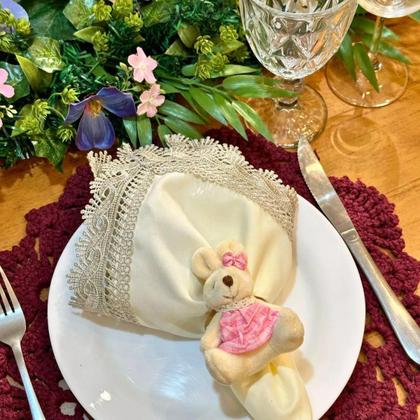 Imagem de Centro De Mesa De Páscoa Jantar Arranjo Decoração Coelho