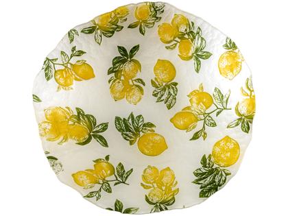 Imagem de Centro de Mesa de Vidro Redondo Nell Limão