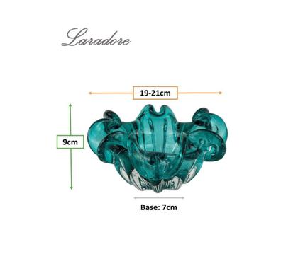 Imagem de Centro de Mesa Decorativo de Murano Laradore Verde Esmeralda