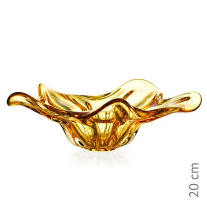 Imagem de Centro De Mesa Em Cristal Murano Âmbar - São Marcos 50cm