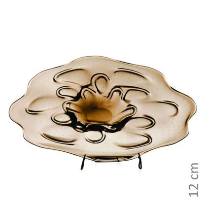 Imagem de Centro De Mesa Em Cristal Murano Marrom - São Marcos 70cm