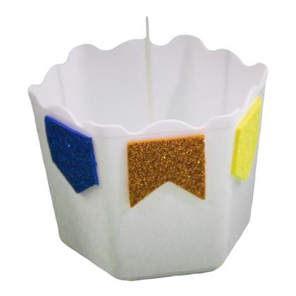 Imagem de Centro de Mesa Festa Junina Menina Caipira com Cachepot