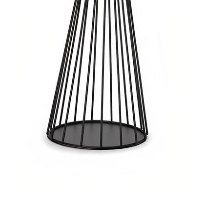 Imagem de Centro de Mesa Fruteira em Metal Preta com Pedestal