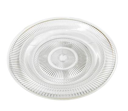 Imagem de Centro de mesa Saladeira e Prato Aroma L'Hermitage em vidro 32cm