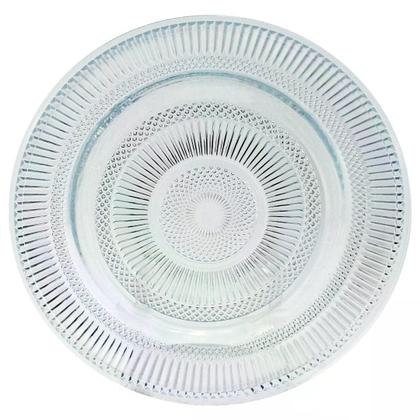 Imagem de Centro de mesa Saladeira e Prato Aroma L'Hermitage em vidro 32cm