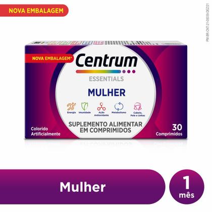 Imagem de Centrum Essentials Mulher Multivitamínico Centrum 30 Comprimidos