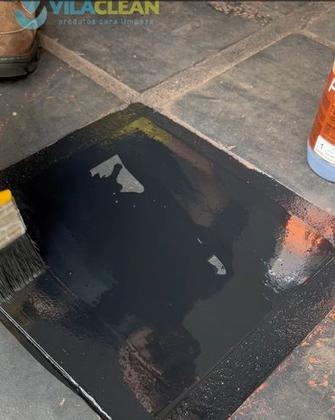 Imagem de Cera acrílica poliwax - preta - cleaner - 1 litro