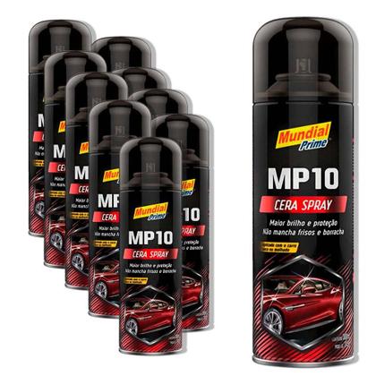 Imagem de Cera Automotiva em Spray 300 ml 10 Unidades MP10 Mundial Prime