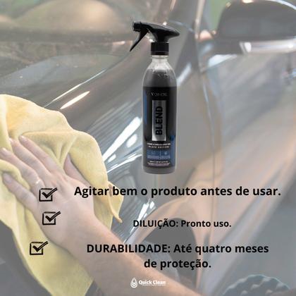 Imagem de Cera Blend Black Spray Carnaúba E Sílica 500ml Vonixx