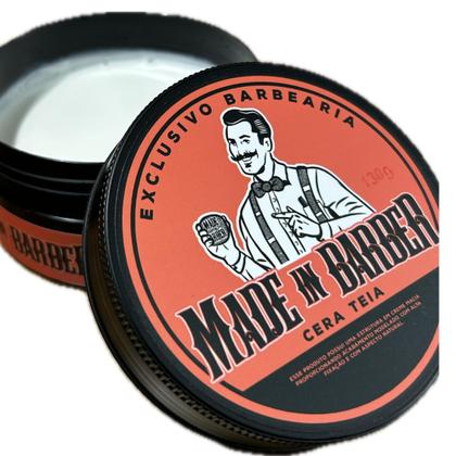 Imagem de Cera Capilar Modeladora Efeito Teia Uso Profissional Made in Barber - 70g/130g