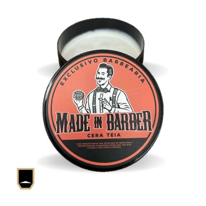 Imagem de Cera Capilar Modeladora Efeito Teia Uso Profissional Made in Barber - 70g/130g