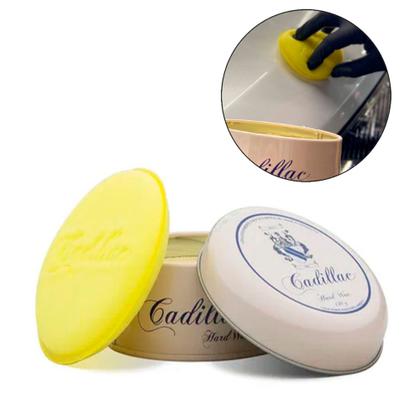 Imagem de Cera Carnaúba Cadillac Pasta Hard Wax Flanela Microfibra