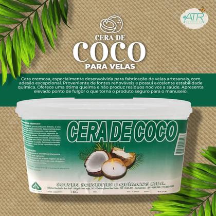 Imagem de Cera De Coco Para Velas Aromaticas 100% Vegetal Vegana- 2Kg