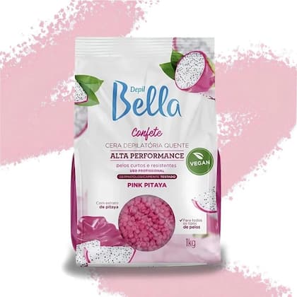 Imagem de Cera Depilatória Confete Pink Pitaya 1kg Depil Bella
