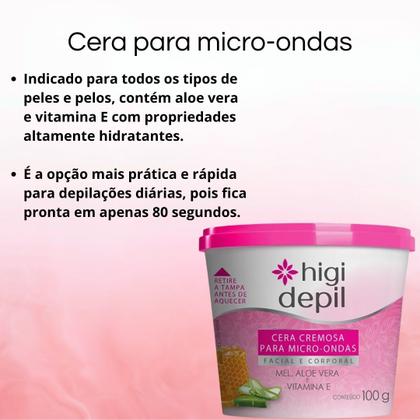 Imagem de Cera Depilatória Daxx HigiDepil Micro Ondas 100g Original
