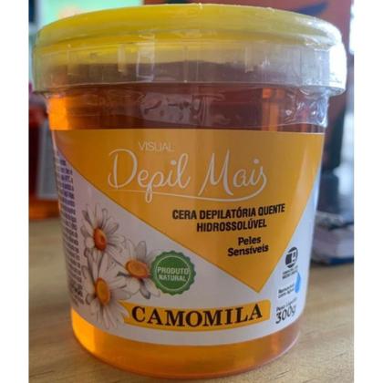 Imagem de Cera Depilatória Hidrossolúvel Depil Mais Camomila 300g