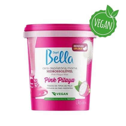 Imagem de Cera Depilatória Morna Hirossolúvel Pitaya Depill Bella 1,3kg