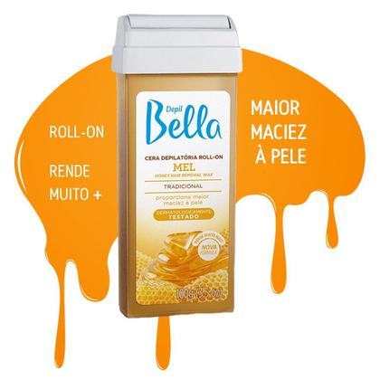 Imagem de Cera Depilatória Roll On Depil Bella Mel Refil 100g