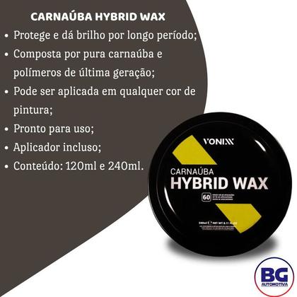 Imagem de Cera Em Pasta Híbrida Carnaúba Hybrid Wax Vonixx
