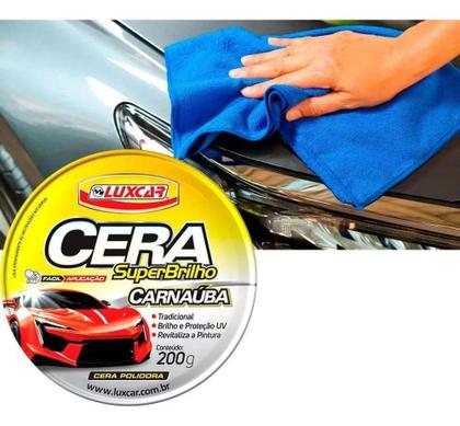 Imagem de Cera Em Pasta Superbrilho Carnaúba Concentrada Luxcar 200g