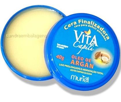 Imagem de Cera Finalizadora Vita Capili Oleo De Argan Liso Muriel 40g