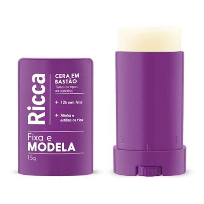 Imagem de Cera Fixadora para Cabelos Em Bastão Ricca 15G Modeladora