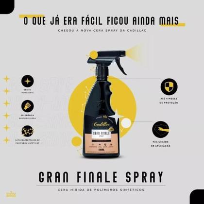 Imagem de Cera Híbrida Gran Finale Spray Dura 4 meses 500ml Cadillac