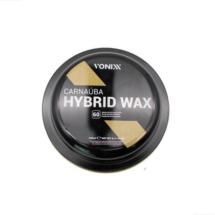 Imagem de Cera Hybrid Wax 240ml Carnaúba Automotiva Protetora Vonixx