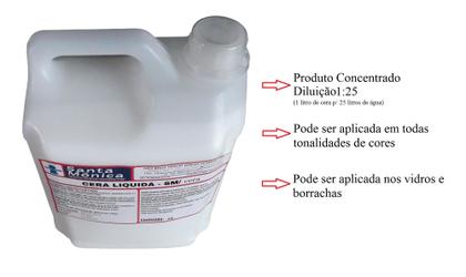 Imagem de Cera Liquida Automotiva Mais Pratica E Fácil Aplicar Rende +