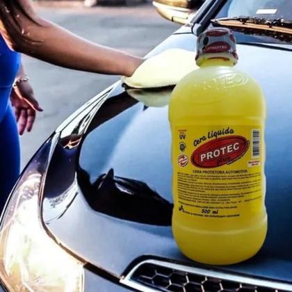 Imagem de Cera Líquida Carnaúba Protec Profissional Brilho Carro 500ml