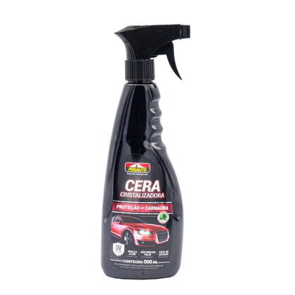 Imagem de Cera Líquida Cristalizadora Com Carnaúba 500ml Proauto Spray