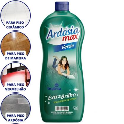 Imagem de Cera líquida ingleza ardosia max tradicional verde 750ml