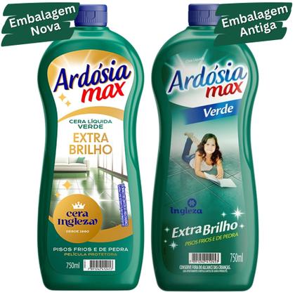 Imagem de Cera líquida ingleza ardosia max tradicional verde 750ml