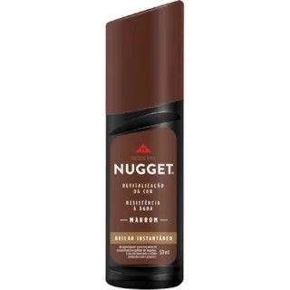 Imagem de Cera Líquida Nugget Brilho E Proteção Para Calçados Botinas Botas Sapatos Polidor Marrom 60ml