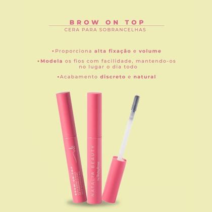 Imagem de Cera modeladora de sobrancelhas brow on top - natalia beauty by ruby rose
