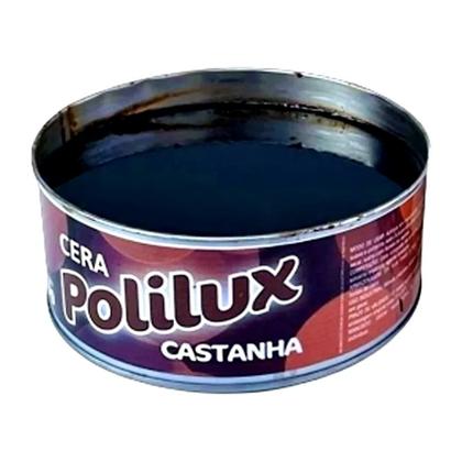 Imagem de Cera Pastosa Polilux Para Móveis Madeira Lata Castanha 400G