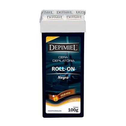 Imagem de Cera Roll-On Negra Depimiel 100g - Depilação Eficiente e Prática
