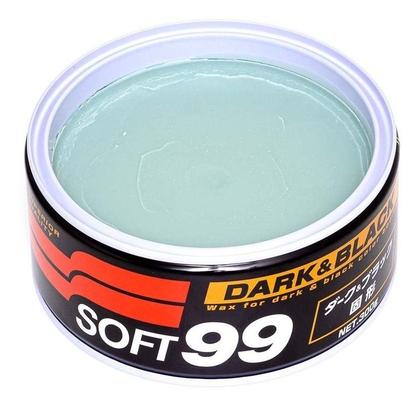 Imagem de Cera Soft 99 automotiva black dark Para Carros preto e escuro 300g cobre arranhão boa e barata