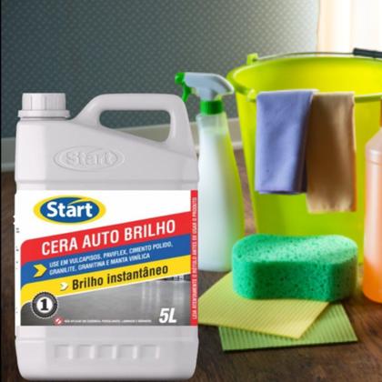 Imagem de Cera Start Para Pisos Carpetes Madeira Auto Brilho 5L