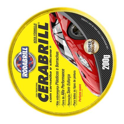 Imagem de Cerabrill com Carnaúba e Silicone Rodabrill 200g