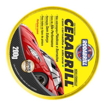 Imagem de Cerabrill com Carnaúba e Silicone Rodabrill 200g