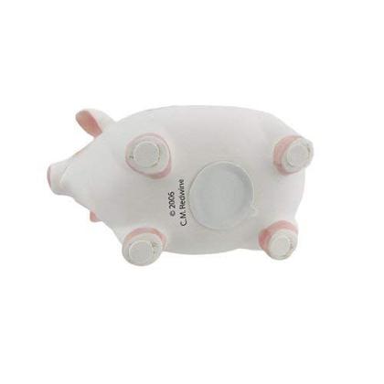 Imagem de Ceramic Piggy Bank Young's Inc. Seu dinheiro/Seu dinheiro 7x4x8cm