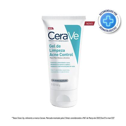 Imagem de Cerave Acne Control Gel de Limpeza Facial 140g