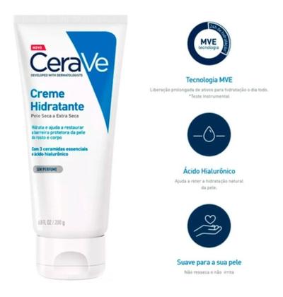 Imagem de Cerave Creme Hidratante Pela Seca A Extra Seca 200g