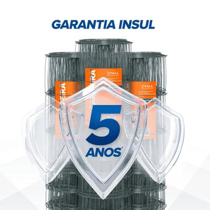 Imagem de Cerca Pronta Campeira de Arame Ovalado, Altura de 0,80m, Fios de aço 2,30mm, Malha 20x10cm, Rolo 50m